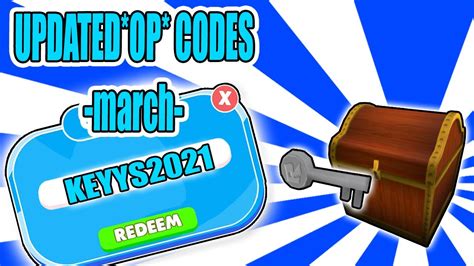 ALL NEW SECRET OP WORKING CODES Roblox Key Simulator March 2021