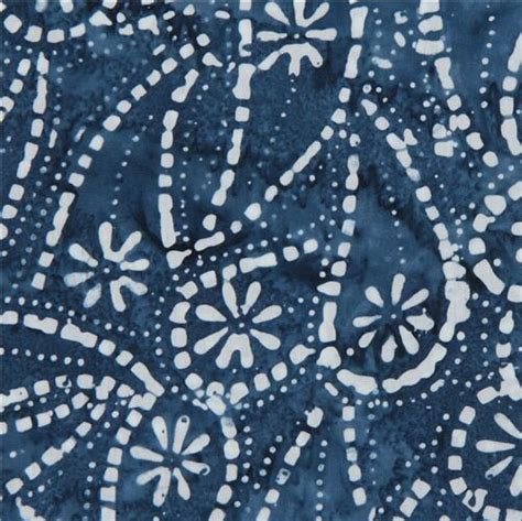 Extra Wide Blue Paisley Batik Fabric By Timeless Treasures Modes U