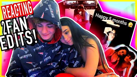 Reacting To Our Fan Edits So Cute Youtube