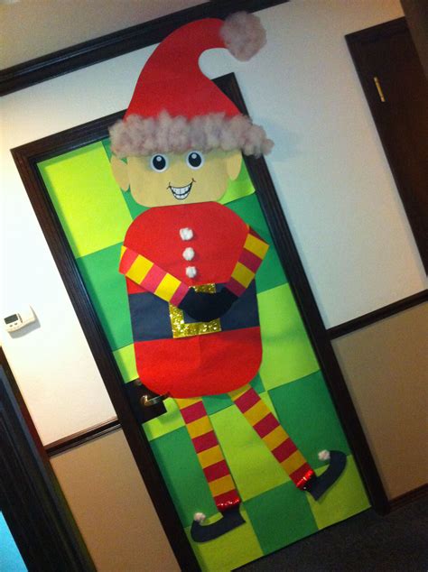 Door Decorating Contest Winner Elf On The Door By Michelle Hernandez And Courtney Giannetta