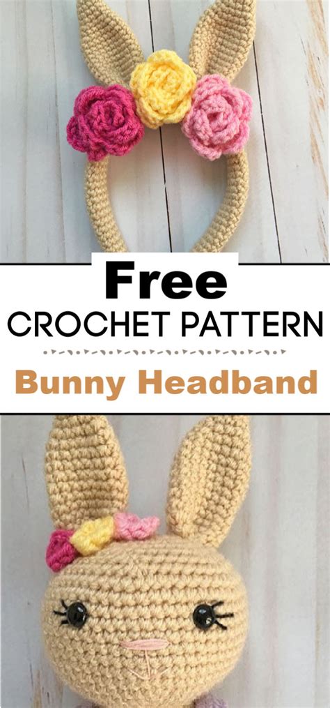 Crochet Bunny Ears Headband Jennyandteddy Hold