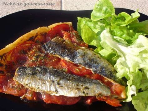 Tarte fine aux tomates et aux filet de sardines fraîches Recette Ptitchef