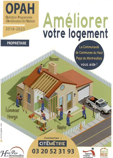 Opération Programmée dAmélioration de lHabitat OPAH Actualités