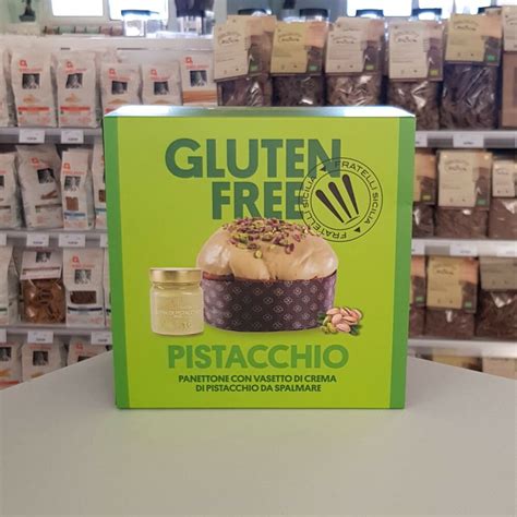 Panettone Artigianale Gluten Free Con Crema Al Pistacchio Fratelli