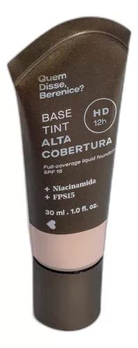 Base Tint Alta Cobertura Cor F Ml Quem Disse Berenice Mercadolivre