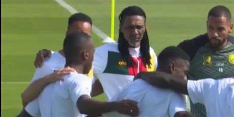 Qatar 2022 voici la séance d entrainement des Lions Indomptables de ce