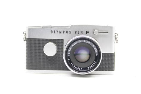 良品 OLYMPUS オリンパス PEN FT F Zuiko Auto S 38mm F1 8 のコンパクトフィルムカメラ OK5283