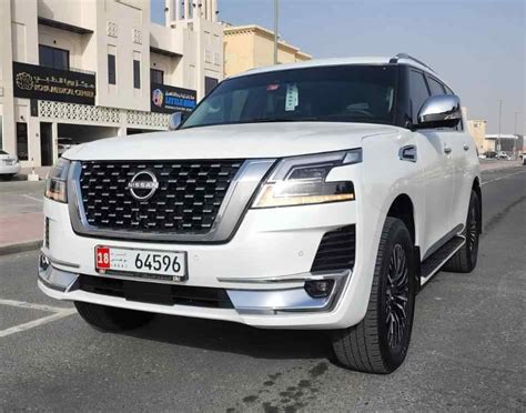 Rent Nissan Patrol Platinum V6 2022 For AED 510 Per Day In Dubai Al