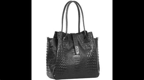 Сумка Gaude M 3600 croc black - YouTube