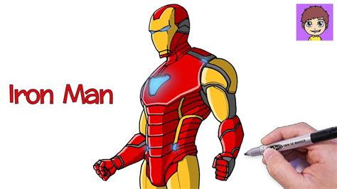 How To Draw Iron Man Step By Step Drawings To Draw Easy Drawings