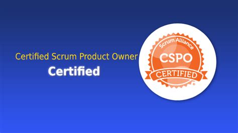 Certified Scrum Product Owner Certification Knowledgepark No 1 Online Education