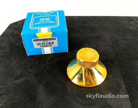 Goldmund Reference Record Clamp - Gold Finish - With Original Box