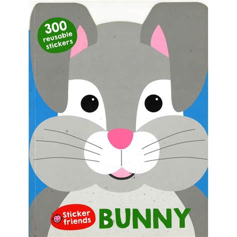 Bbw Sticker Friends Bunny Reusable Stickers Isbn Shopee Malaysia