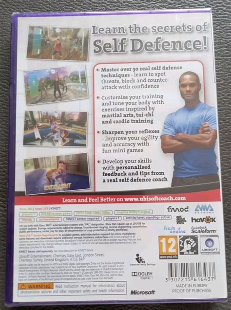 My Self Defence Coach Xbox Kinect Game Pal Martial Arts Fitness