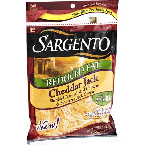 Sargento Reduced Fat Cheddar Jack Shredded Cheese Shop Priceless Foods