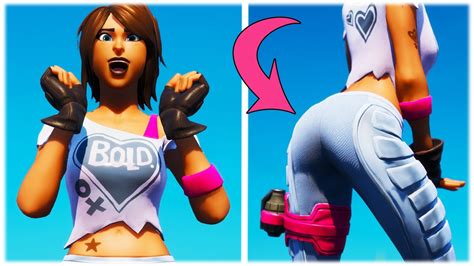 FORTNITE TNTINA SKIN GHOST SHOWCASED WITH HOT DANCE EMOTES