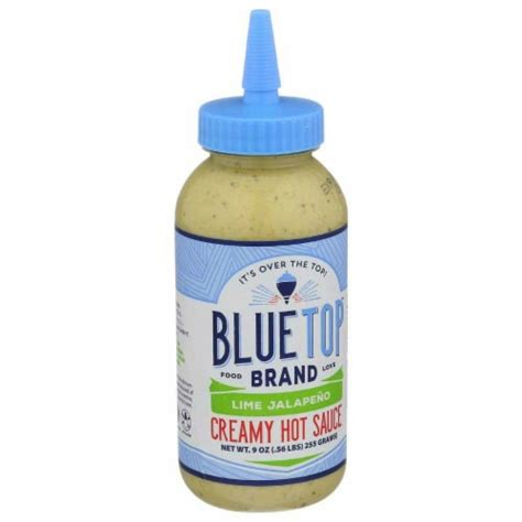 Blue Top Lime Jalapeno Creamy Hot Sauce Ounce Ct Oz Fred Meyer