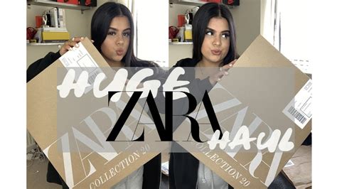 Huge Zara Haul New In Unboxing And Try On First Impressions And Styling