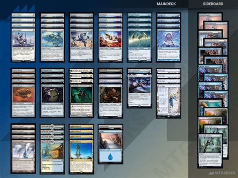 Modern Azorius Affinity Deck By Jacob Horvat MTG DECKS