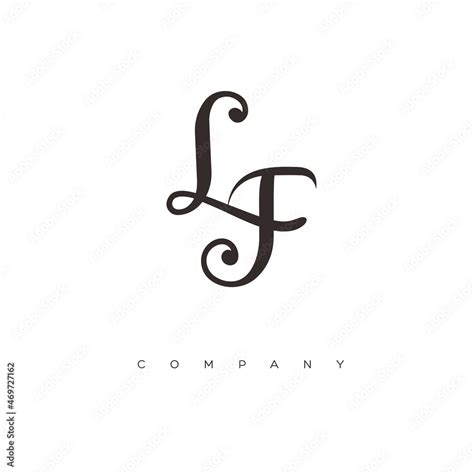 Vetor De Initial LF Logo Design Vector Do Stock Adobe Stock