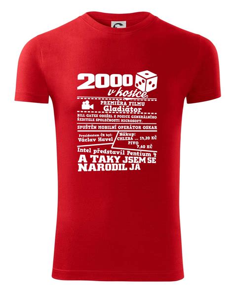 2000 v kostce Viper FIT pánské triko MyShirt cz