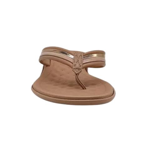 Chinelo Beira Rio Ortopédico Feminino Nude GODIVA CALÇADOS