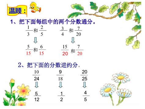 数学五年级下人教版62 异分母分数加、减法 课件（12张） 21世纪教育网