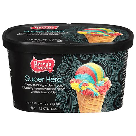 Perry S Ice Cream Premium Super Hero Ice Cream Qt Ice Cream