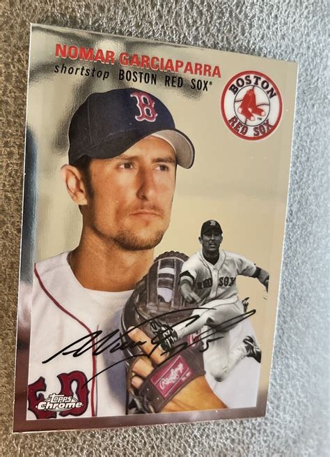 Topps Chrome Platinum Refractor Nomar Garciaparra Boston Red Sox