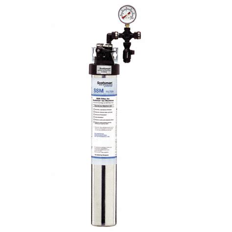 SCOTSMAN Aluminum Ice Machine Filter System, 1.67 gpm, 80 psi - 36P053|SSM1-P - Grainger