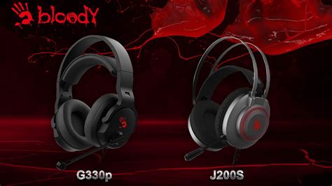 Бренд Bloody представил две новые игровые гарнитуры