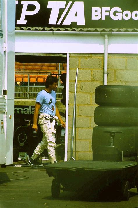 Riccardo Patrese In The Paddock During Practice For The Flickr