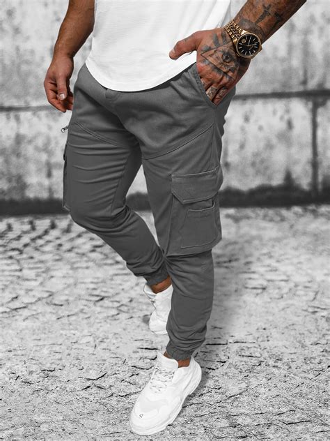 Herren Jogger Grau OZONEE O G3043 OZONEE