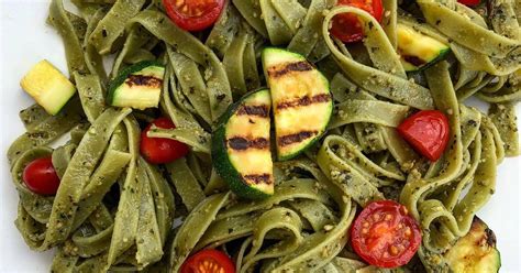 Tallarines Al Pesto Recetas Caseras Cookpad