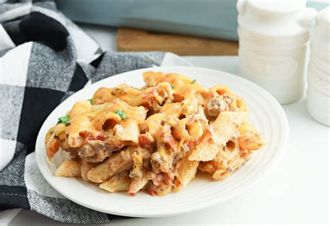 Cheesy Taco Pasta Casserole Bubbapie