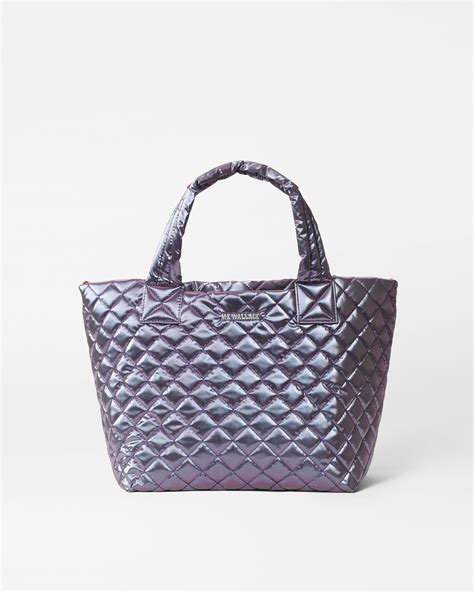 MZ Wallace Gemstone Iridescent Small Metro Tote Deluxe In Blue Lyst