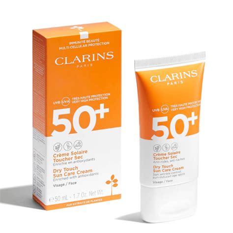 Buy Clarins Dry Touch Spf Sun Care Cream Ml Online At Best Price