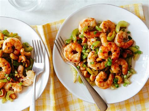 Spicy Shrimp Celery And Cashew Stir Fry Recipe Food Network Kitchen