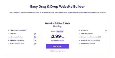 Hostinger Website Builder Pricing Features User Reviews Begindot