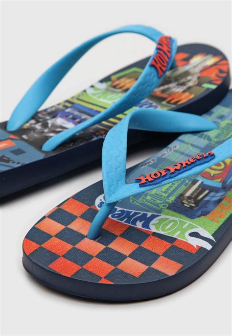 Chinelo Ipanema Infantil Hot Wheels Azul Compre Agora Dafiti Brasil