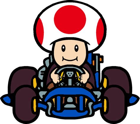 Toad - Kart - MKT 2D Version - SMK by angelat121 on DeviantArt