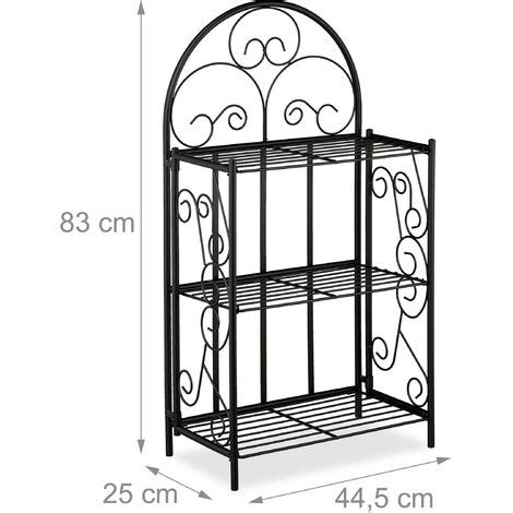 Relaxdays Scaffale Porta Piante Pieghevole Esterni E Interni