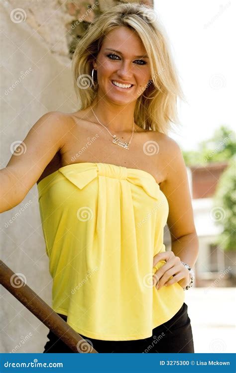 Blonde Fashion Model Stock Photo Image Of Woman Lady 3275300