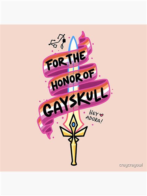 She Ra Sword Pride Edition Lesbian Flag Art Print For Sale By Craycrayowl Redbubble