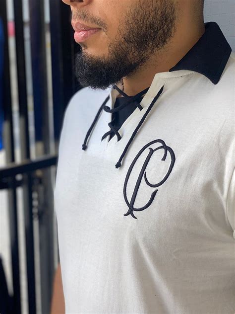 Camisa Corinthians Retrô 1910 Branca Loucos Por Futebol Store