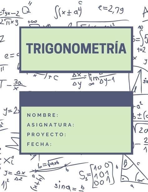 Portadas De Trigonometr A Descarga Gratuita