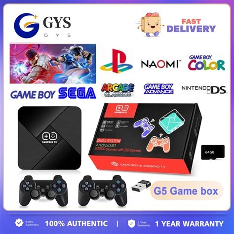 GAMEBOX G5 2in1 4K high-definition game console 30000 vintage classic ...
