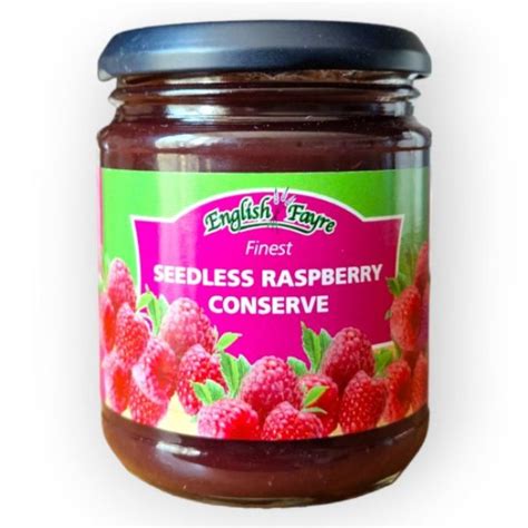 English Fayre Finest Seedless Raspberry Conserve 340g