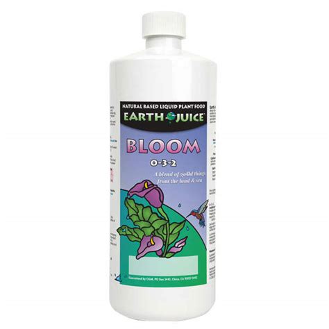 Earth Juice Bloom Natural Based Fertilizer For Bigger Blooms And Buds