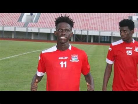 Lamin Jarju S Reaction After Making His First Debut For Gambia U 23